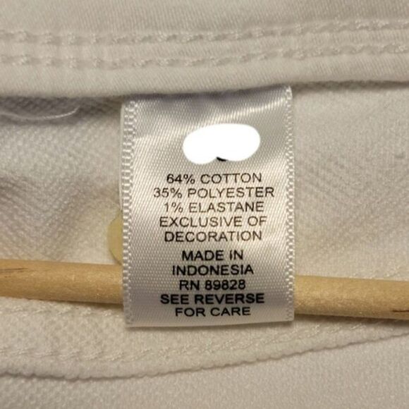 MarthaāStewartāKnitĀ DenimāAnkleāJeansāw/āZipperāDetailāSzā6 - Picture 9 of 12